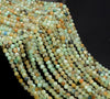 3MM Genuine Light Green Blue Shattuckite Chrysocolla Gemstone Grade AA Micro Faceted Round Loose Beads 15.5 inch Full Strand (80010201-A193)