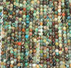 3.5MM Genuine Green Blue Shattuckite Chrysocolla Gemstone Grade AAA Micro Faceted Round Loose Beads 15.5 inch Full Strand (80010204-A193)