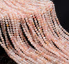 2MM Pink Opal Gemstone Grade AAA Micro Faceted Round Loose Beads 15.5 inch Full Strand (80010220-A192)