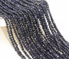 3MM Blue Sandstone Gemstone Grade AAA Micro Faceted Round Loose Beads 15.5 inch Full Strand (80010227-A192)