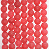 8MM Red Matte Jade Gemstone Round Loose Beads 15 inch Full Strand (80010276-M42)