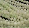 8MM Light Green Jade Gemstone Round Loose Beads 15 inch Full Strand (80010284-M43)