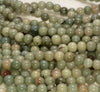 8MM Green Jade Gemstone Round Loose Beads 15 inch Full Strand (80010285-M43)