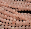 8MM Light Pink Jade Gemstone Round Loose Beads 15 inch Full Strand (80010289-M43)