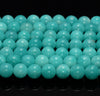 8MM Blue Jade Gemstone Round Loose Beads 15 inch Full Strand (80010293-M43)