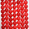 8MM Color Red Jade Gemstone Round Loose Beads 15 inch Full Strand (80010294-M43)