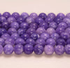 8MM Purple Jade Gemstone Round Loose Beads 15 inch Full Strand (80010298-M44)