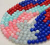 8MM Multi Color Jade Gemstone Round Loose Beads 15 inch Full Strand (80010301-M44)