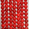 8MM Color Red Jade Gemstone Round Loose Beads 15 inch Full Strand (80010302-M44)