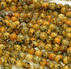 8MM Yellow Jade Gemstone Round Loose Beads 15 inch Full Strand (80010310-M45)