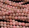 8MM Pink Jade Gemstone Round Loose Beads 15 inch Full Strand (80010312-M45)