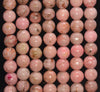 8MM Pink Jade Gemstone Round Loose Beads 15 inch Full Strand (80010312-M45)