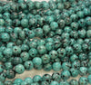 8MM Green Jade Gemstone Round Loose Beads 15 inch Full Strand (80010315-M45)