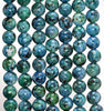 8MM Green Blue Jade Gemstone Round Loose Beads 15 inch Full Strand (80010318-M45)