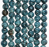 8MM Blue Jade Gemstone Round Loose Beads 15 inch Full Strand (80010319-M45)