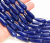 28x11MM Lapis Blue Jade Gemstone Teardrop Faceted Loose Beads 15.5 inch Full Strand (80010321-M45)