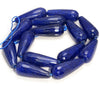 28x11MM Lapis Blue Jade Gemstone Teardrop Faceted Loose Beads 15.5 inch Full Strand (80010321-M45)