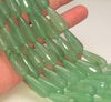 28x11MM Light Green Jade Gemstone Teardrop Faceted Loose Beads 15.5 inch Full Strand (80010323-M46)