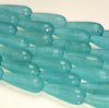 28x11MM Aqua Blue Jade Gemstone Teardrop Faceted Loose Beads 15.5 inch Full Strand (80010329-M46)