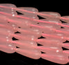 28x11MM Pink Jade Gemstone Teardrop Faceted Loose Beads 15.5 inch Full Strand (80010330-M46)