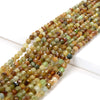 4MM Natural Green Garnet Gemstone Grade AA Micro Faceted Round Loose Beads 15 inch Full Strand (80009118-P14)