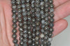 6mm White Pyrite Gemstone Grade AB Round Loose Beads 15.5 inch Full Strand (90187361-718)