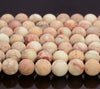 6mm Matte White Brown Imperial Jasper Gemstone Grade Aaa Round Loose Beads 16 inch Full Strand (80007391-A259)