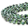 6MM Genuine Emerald Gemstone Grade AA Faceted Prism Double Point Cut Loose Beads (D111)