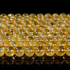 Natural Citrine Gemstone Grade AAA Round 5MM 6MM 7MM 8MM 9MM Loose Beads (D12a)