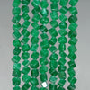 4MM Green Aventurine Gemstone Square Cube Diagonal Loose Beads 15 inch Full Strand (90182137-A116)