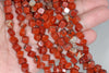 6MM Brecciated Jasper Gemstone Square Cube Diagonal Loose Beads 15.5 inch Full Strand (90182139-A116)