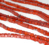 4MM Red Brecciated Jasper Gemstone Square Cube Loose Beads 15.5 inch Full Strand (90182152-A112)