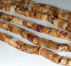 4-5MM Picture Jasper Gemstone Square Cube Loose Beads 15.5 inch Full Strand (90182172-A112)