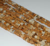 5MM Picture Jasper Gemstone Square Cube Loose Beads 15 inch Full Strand (90182176-A113)