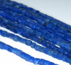 5MM Blue Jade Gemstone Square Cube Loose Beads 15.5 inch Full Strand (90182180-A113)