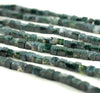 5MM Moss Agate Gemstone Square Cube Loose Beads 16 inch Full Strand (90182181-A113)