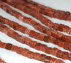 6MM Gold Sandstone Gemstone Square Cube Loose Beads 15.5 inch Full Strand (90182187-A113)