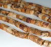 6MM Picture Jasper Gemstone Square Cube Loose Beads 15.5 inch Full Strand (90182190-A113)