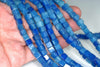 6-7MM Blue Jade Gemstone Square Cube Loose Beads 7.5 inch Half Strand (90182193-A113)