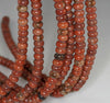 8x3MM Rhodonite Gemstone Rondelle Loose Beads 15.5 inch Full Strand (90182339-A119)