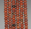 8x3MM Rhodonite Gemstone Rondelle Loose Beads 15.5 inch Full Strand (90182339-A119)