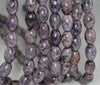 14x10MM Charoite Jasper Gemstone Barrel Drum Loose Beads 7.5 inch Half Strand (90182342-A119)