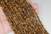 4x2MM Yellow Tiger Eye Gemstone Grade A Heishi Slice Loose Beads 16 inch Full Strand (90182344-A119)