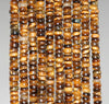 4x2MM Yellow Tiger Eye Gemstone Grade A Heishi Slice Loose Beads 16 inch Full Strand (90182344-A119)