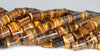 10x8MM Yellow Tiger Eye Gemstone Grade AA Round Tube Loose Beads 7.5 inch Half Strand (90182347-A119)