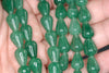 12x9MM Green Aventurine Gemstone Tear Drop Loose Beads 7.5 inch Half Strand (90182350-A126)