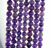 4-5MM Dark Amethyst Gemstone Round Loose Beads 16 inch Full Strand (90182375-A117)