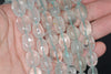 9X12-16X11MM Clear Phantom Quartz Gemstone Nugget Pebble Loose Beads 15 inch Full Strand (90182405-A122)