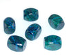 25x18MM Chrysocolla Gemstone Rectangle Loose Beads (90182519-A137)