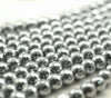 11MM Silver Hematite Gemstone Faceted Round Loose Beads 7.5 inch Half Strand (90182616-A135)